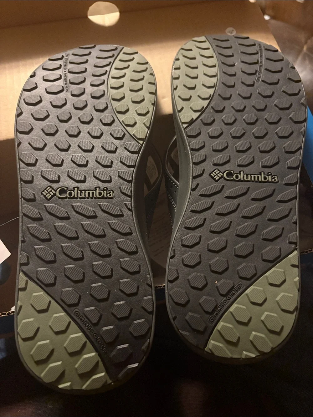 Columbia Gray Men's Rostra Beachcomber Flip Flops Men’s Size 9
